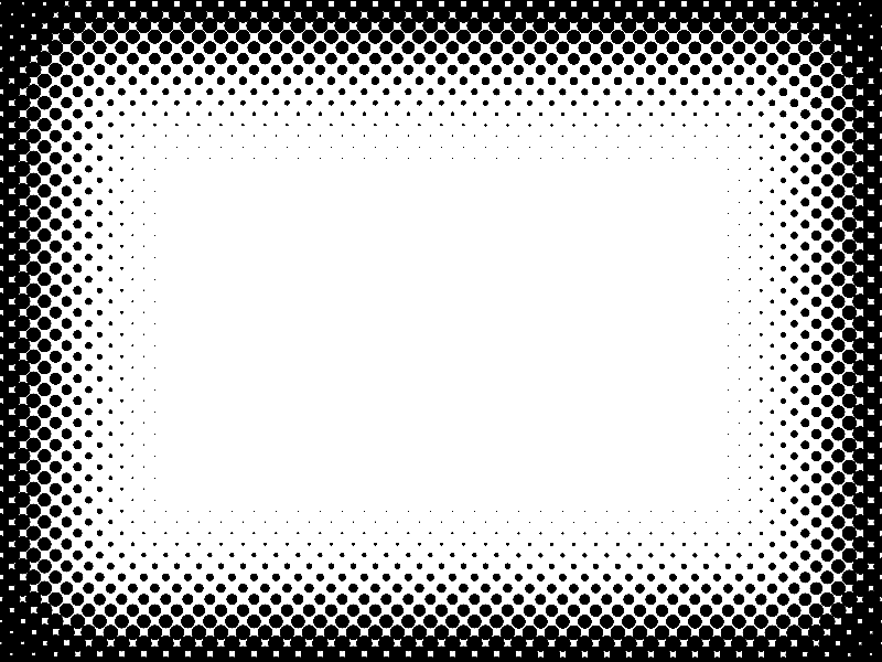 Free Comics Halftone Border