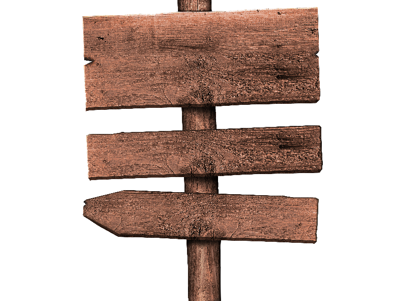 Free Rustic Wood Sign PNG