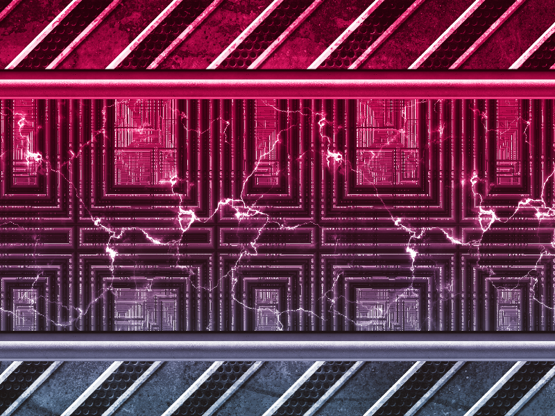 Free Sci Fi Metal Panel with Electric Arc Texture