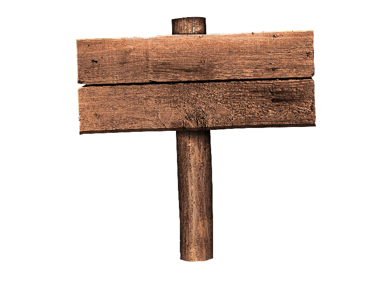 Free Wood Sign PNG