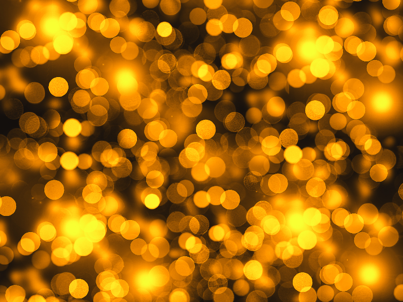 Golden Lights Bokeh Texture Photo Overlay Free