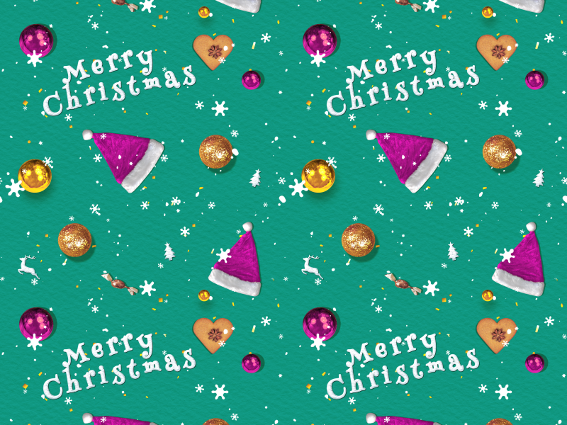 Happy Christmas Wallpaper Seamless