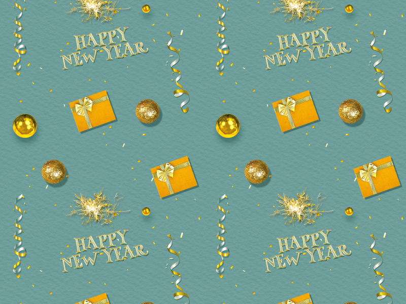 Happy New Year Pattern