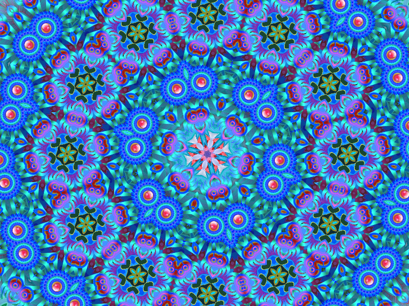 Kaleidoscope Pattern Background Free