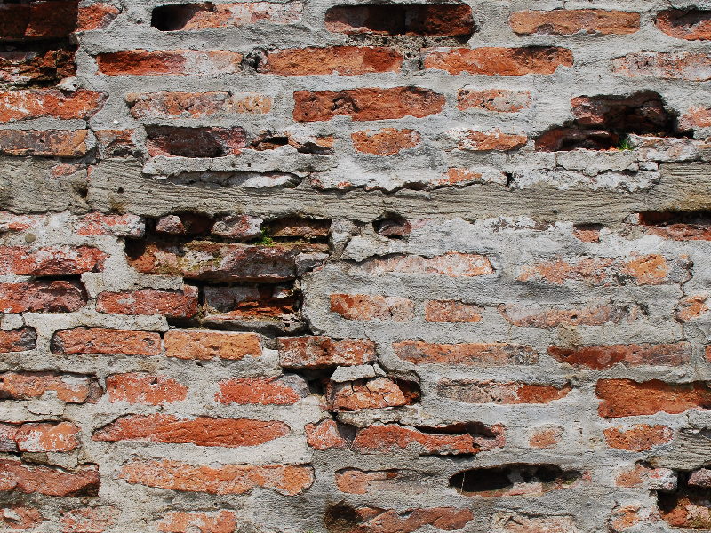 Old Cracked Bricks Wall Texture