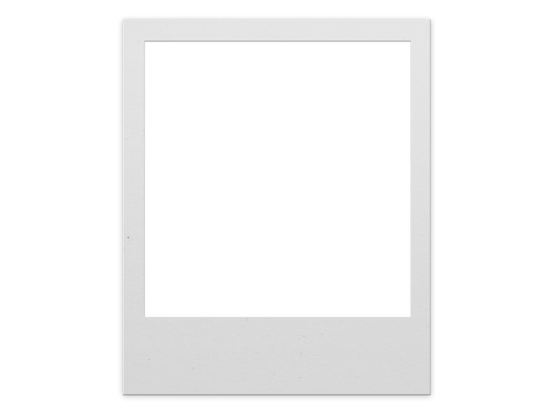 Polaroid Frame PNG For Photoshop
