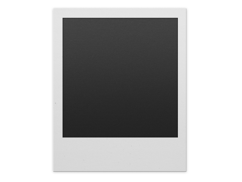 Polaroid PNG Template Free