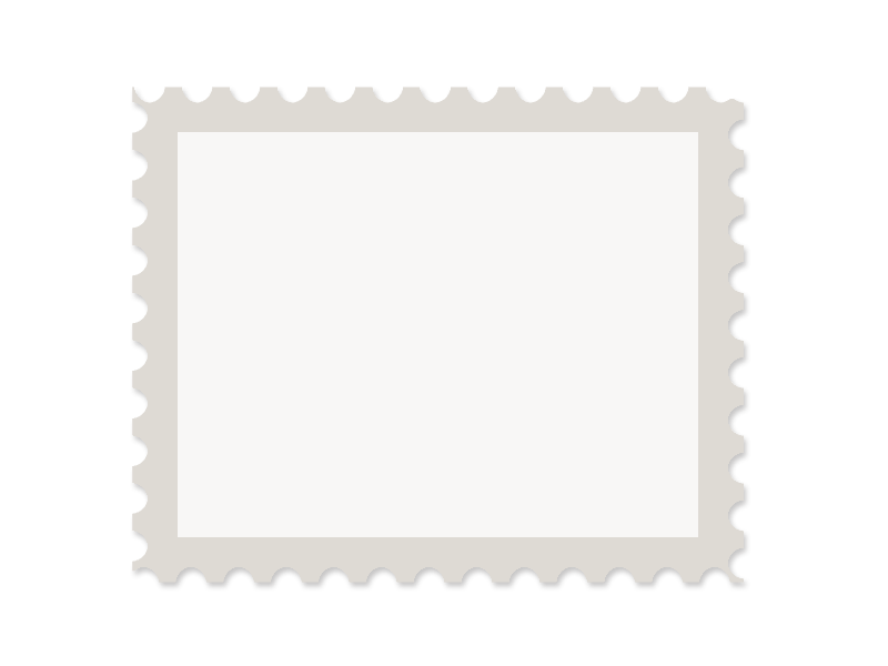 Postage Stamp Template Free PNG