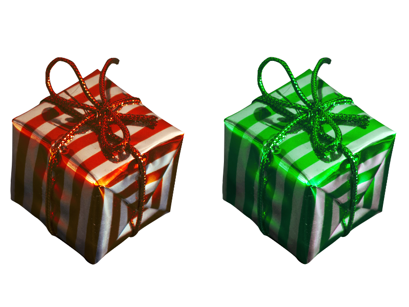 Present Gift Box PNG Free text effect