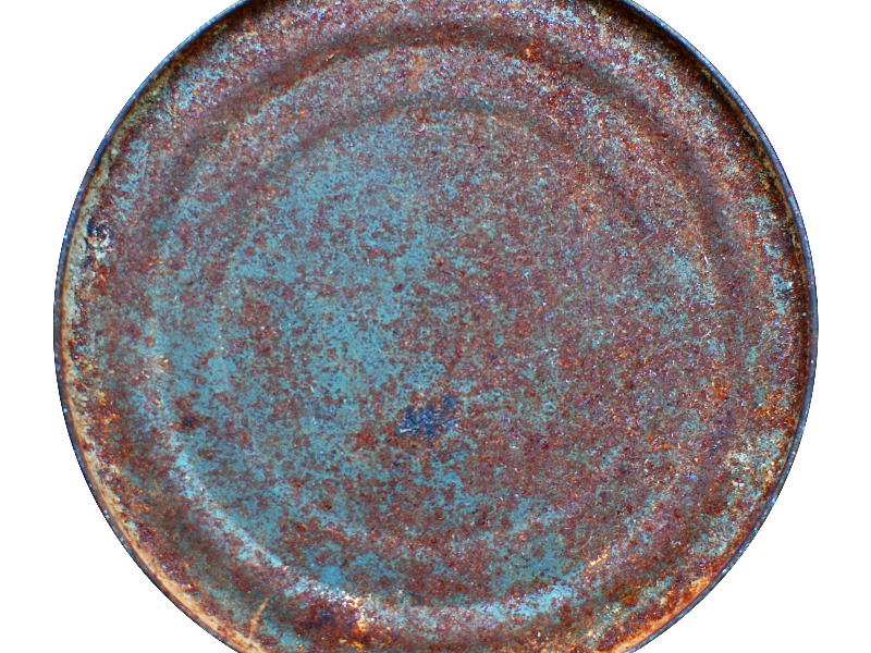 Rusty Metal Can Tin Bottom PNG Cut