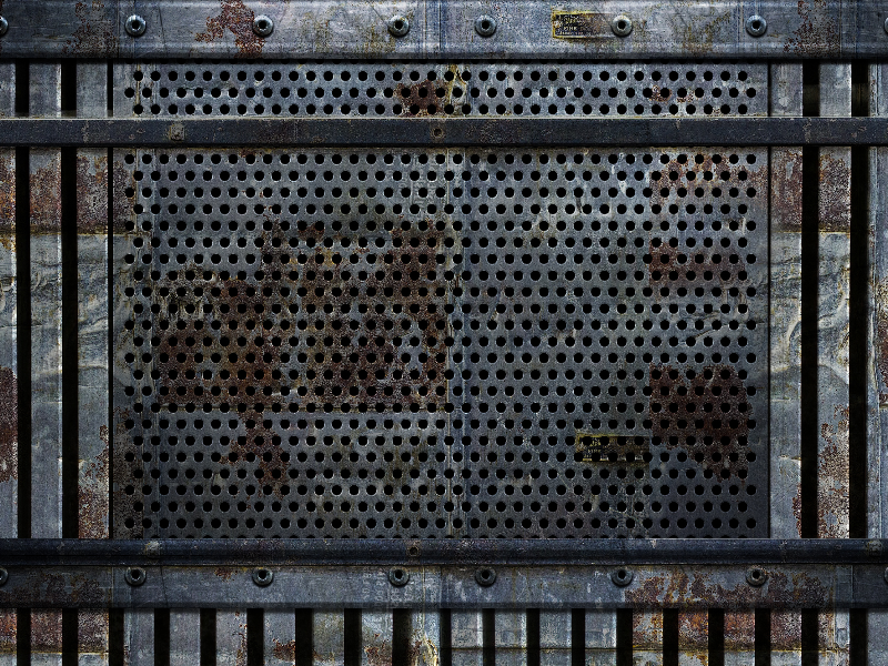 Sci-Fi Wall Panel Free Texture