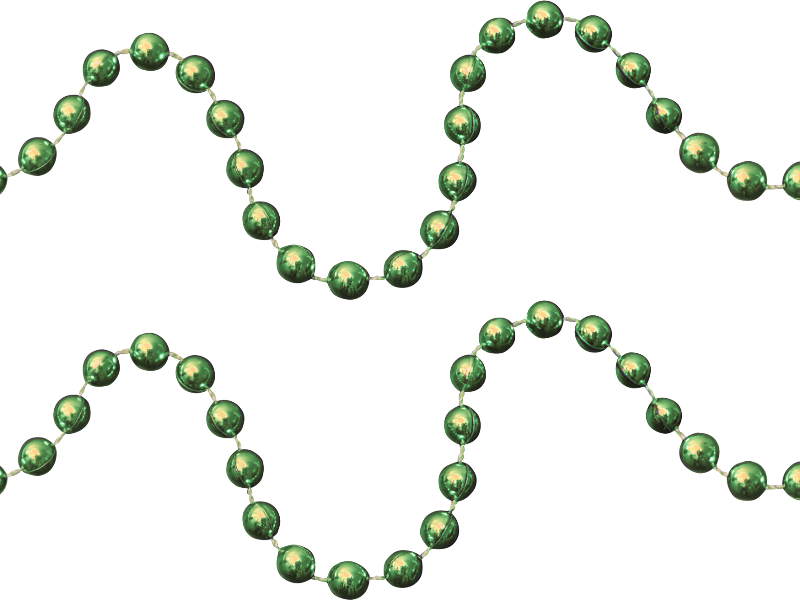 Seamless Christmas Garland PNG