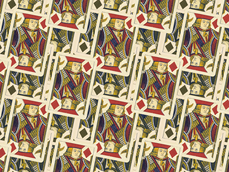 Seamless Jack Playing Card Pattern