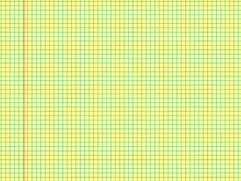 Seamless Notebook Math Paper Yellow