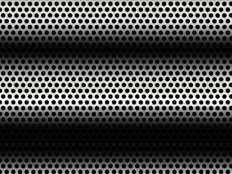 Seamless Perforated Metal Sheet Texture