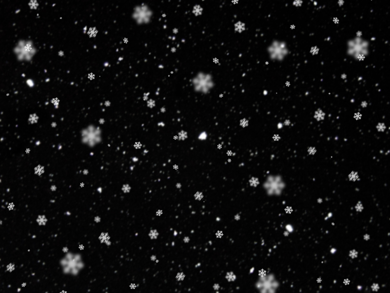 Snowing Texture With Big Snowflakes Free