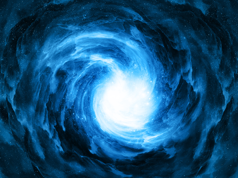 Space Vortex Tunnel Stock Image Free