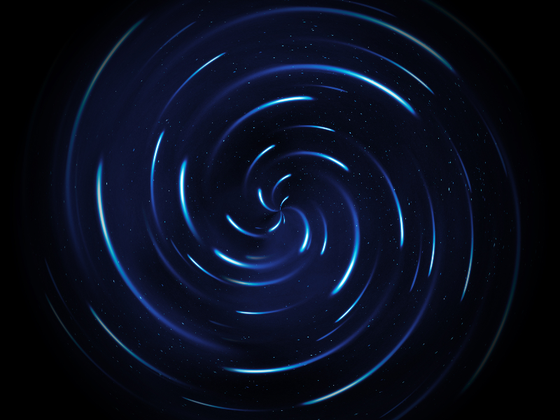 Spinning Stars Trail Swirl Texture Overlay For Photoshop