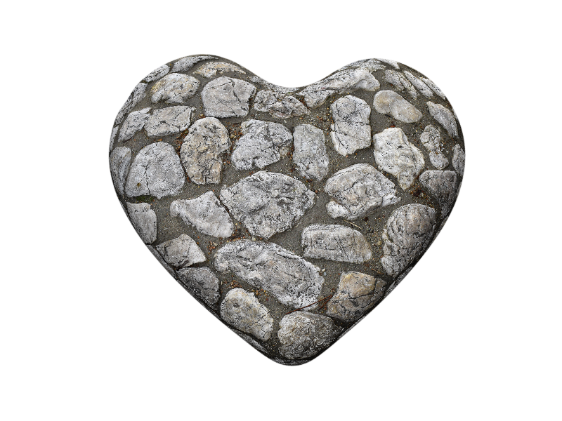 Stone Heart PNG Image