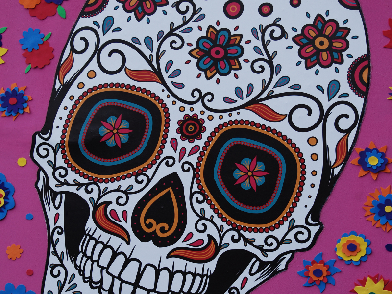 Sugar Candy Skull Texture Free