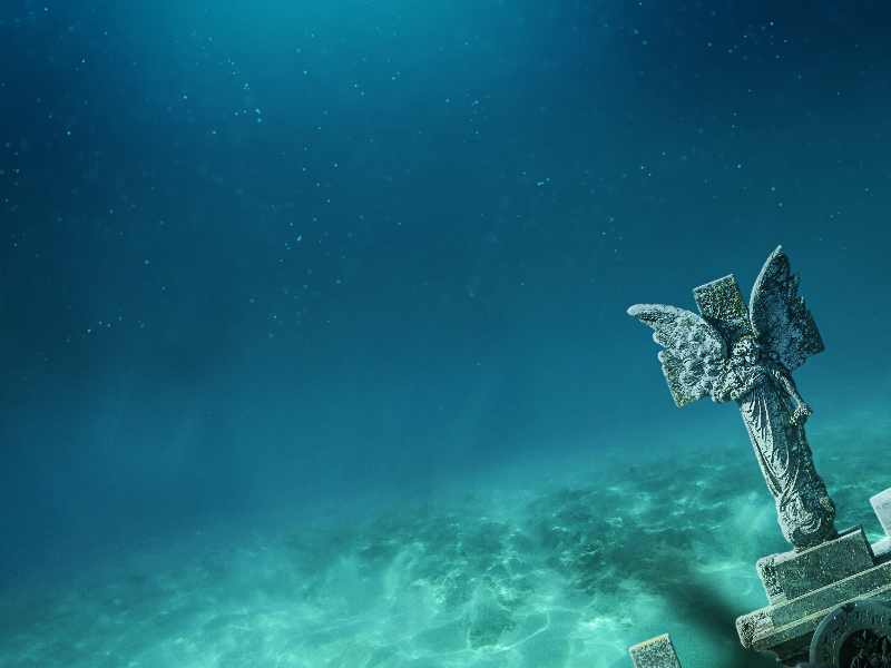 Underwater Horror Background For Photoshop (Water-And-Liquid) | Textures  for Photoshop